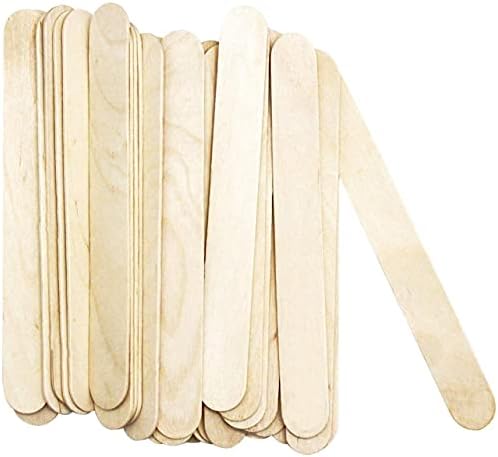 אמקוסקר טבעי ג ' מבו קרפט מקלות 8& 34; אורך עץ גימור לשון מדכאי ליבנה עץ מקל גלידת מקלות 500 יחידות 200 ממ