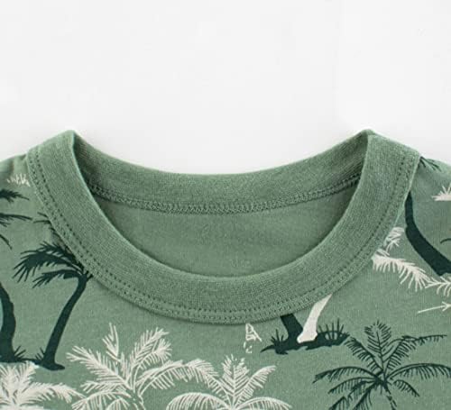 צפרדע פעוט בני קיץ בגדי הוואי ג ' ונגל בעלי החיים כותנה חולצה ופופלין קצר תלבושת סט