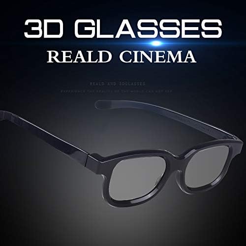 ג ' לטה 3 משקפי סרט פסיביים לשני המינים משקפיים תלת-דיים משקפי קולנוע מקוטבים