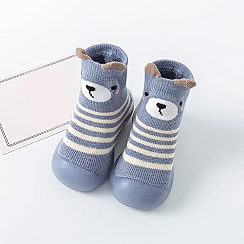 בנות תינוקות בנות בעלי חיים מצוירים גרביים נעליים פעוטות צמר גרבי רצפה גרביים ללא להחליק נעלי ספורט תינוקות של Prewalker