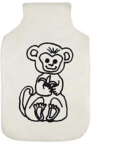 עזידה 'קוף עם בננה' כיסוי בקבוק מים חמים