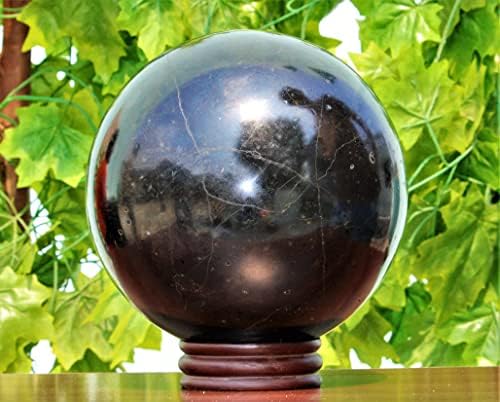 מעולה ענקית ענקית מלוטשת טורמלין טורמלין קריסטל אבן כדורי צ'אקרה ריפוי קוורץ מינרלים כדור גדול דגימה orb reiki aura