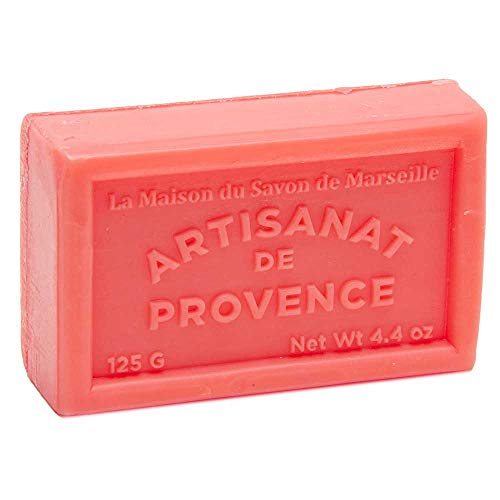 בית סבון דה מרסיי - סבון צרפתי עשוי חמאת שיאה אורגנית-ניחוח ליצ ' י-בר 125 גרם