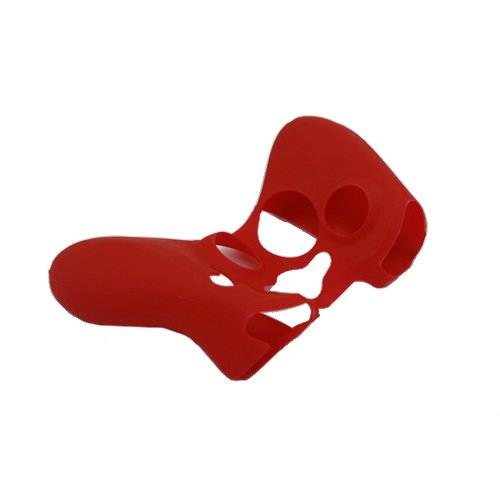 כיסוי עור אדום מגן סיליקון אדום עבור בקר משחק Xbox 360