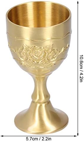 טופין גביע גביע, בציר יין גביע, החלקה תכליתי פליז דקורטיבי עבור יין ויסקי