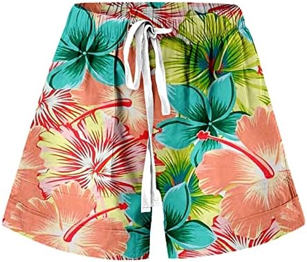 מכנסיים קצרים בקיץ לנשים טרקלין מזדמן נוח מכנסי חוף טהורים