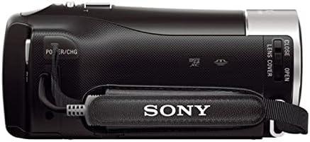 Sony HDR-CX405 HD HandyCAM + 64GB זיכרון + אור וידאו LED + U אחיזה ידית מייצבת + אחיזת יד + מקרה