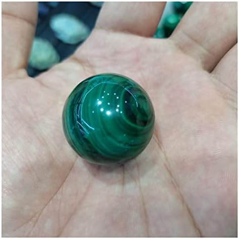 AAAAA+ טבעי מגולף יד מגולפת כדורי כדור ריפוי לקישוט הבית 20-30 ממ ריפוי אבן מחלקת רוחות רעות כסף לציור הון עושר