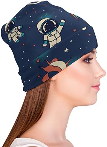 באיקוטואן מצחיק שועל וחתול אסטרונאוט הדפסת כפת כובעי גברים נשים עם עיצובים גולגולת כובע