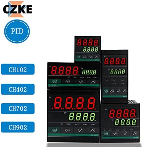 KQOO פלט כפול SSR וממסר CH102 CH402 CH702 CH902 שני פלט ממסר LCD דיגיטלי PID בקר טמפרטורה חכם 48-240V AC