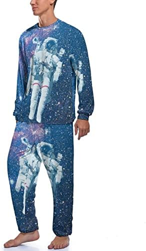 אסטרונאוט חלל גברים של פיג 'מה סט ארוך שרוול סוודר הלבשת רך כורסת סט פיג' מה עבור בית נסיעות
