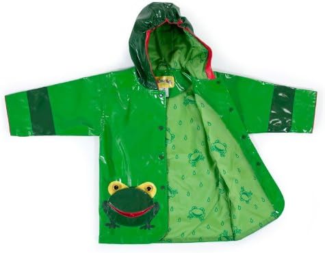 מעיל גשם לכל מזג האוויר לילדים עם כיס פה צפרדע מהנה