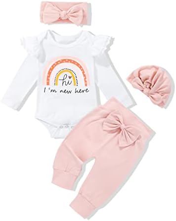 קנגקנג יילוד תינוקות בגדים בגדים תלבושות דפוס מכתב תינוק