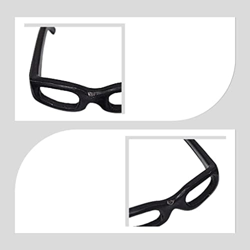 Stobok משקפיים שחור משקפיים אופנה 60 יחידות מיני בובת שמש משקפי שמש מפלסטיק כוסות בובה צעצועים להכנת בובה חומרים