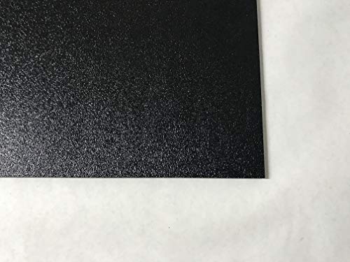 גיליון פלסטיק שחור ABS 1/16 x 48 x 96 מרקם 1 נוצר ואקום צדדי