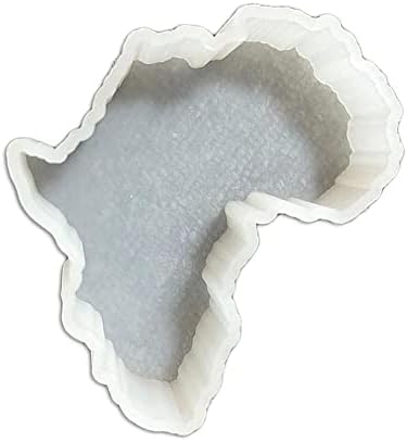 מפת Duawenki של אפריקה צורת מכונית טרייקון עובש סיליקון להכנת ארוחות סבון חרוזי חרוזי מכונית טריות נרות שרף