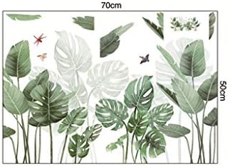 צמחי עיצוב קיר מקליפים צמחים צמחים חדר קיר ביתי ירוק עלים מדבקות טרופיות מדבקות מדבקות קיר לילדים כתרים לילדים קישוטים לחדר