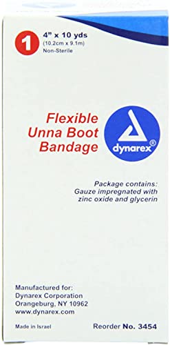 חברת Dynarex Corporation 3454 UNNA BOOTBAGE SEATEGN 4 X10YD 1/EA