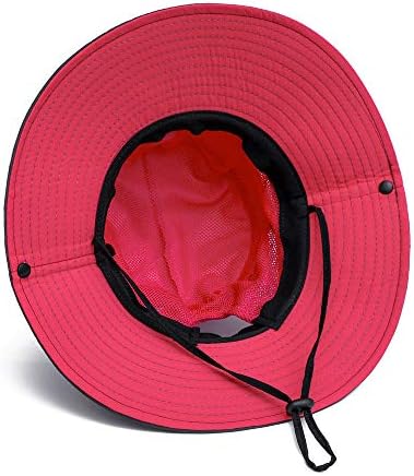 כובעי שמש רחבים שוליים דלי רשת Boonie Beach כובע דיג UV הגנה על נשים
