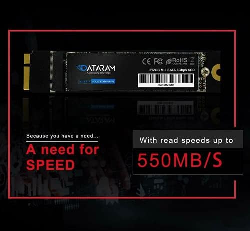 Dataram Ultimate 512GB SSD שדרוג פתרון עם כלים ומארז SSD חיצוני עבור Apple MacBook Air EMC 2558 & EMC 2559,
