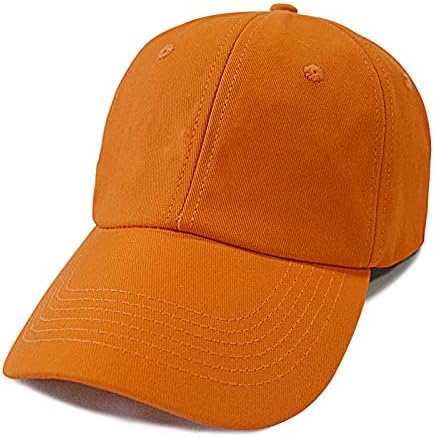 כובע בייסבול לשני המינים דישיקסיאו, כובע אבא כותנה רגיל רצועה אחורית מתכווננת פרופיל נמוך כובע בייסבול אריג