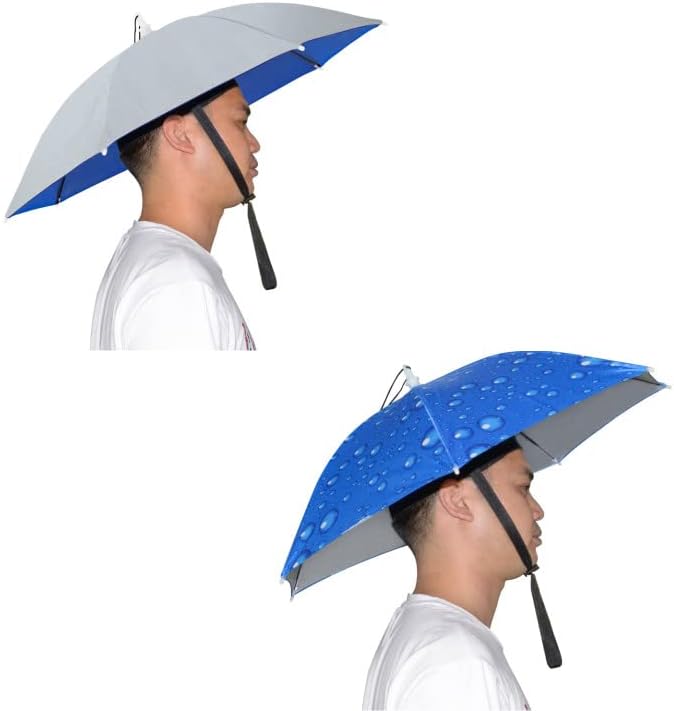 כובע מטרייה חדש-VI למבוגרים וילדים כובע מתקפל לחוף דיג במסיבת גולף.