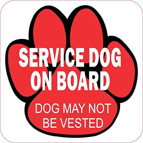 סטיקרטוק שירות כלב על לוח מגנט, 4.5 סנטימטרים על ידי 4.5 סנטימטרים