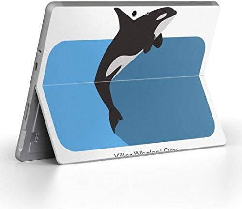 כיסוי מדבקות Igsticker עבור Microsoft Surface Go/Go 2 עורות מדבקת גוף מגן דק במיוחד 010993 Dolphin Sea Green