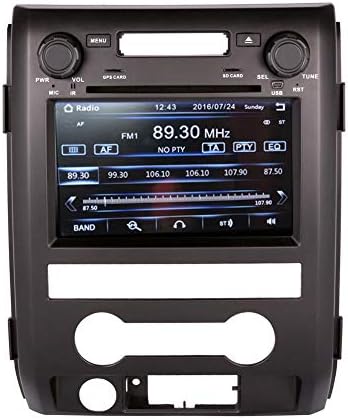 מסך מגע 8 אינץ 'צג רכב GPS מערכת ניווט עבור פורד F150 2009 2010 2012 2013 2014 נגן DVD סטריאו רכב +רדיו +Bluetooth +בקרת