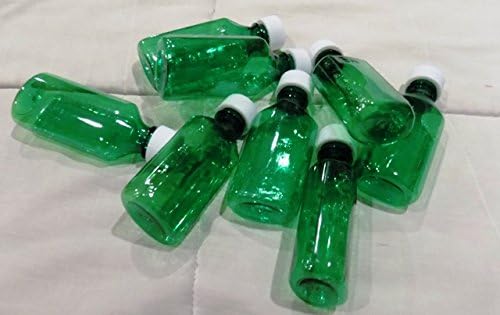 סגלגל סגלגל דוכן 4 גרם בקבוקי רפואה של פלסטיק ירוק RX וחבילת כיתה תרופתית של 10 של 10