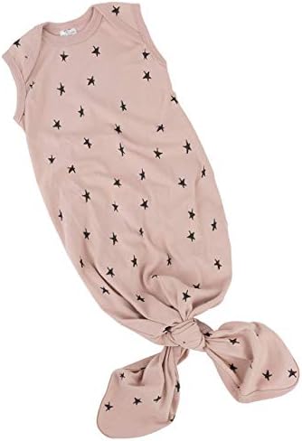 Oly's & Co. תינוקת שמיכה לבישה וכובע קשר עם כפפות עם כפפות תואמות - כותנה סרוגה לתינוקת