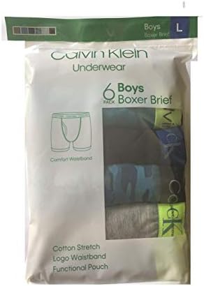 קלווין קליין בנים בוקסר קצר תחתוני כותנה למתוח לוגו החגורה