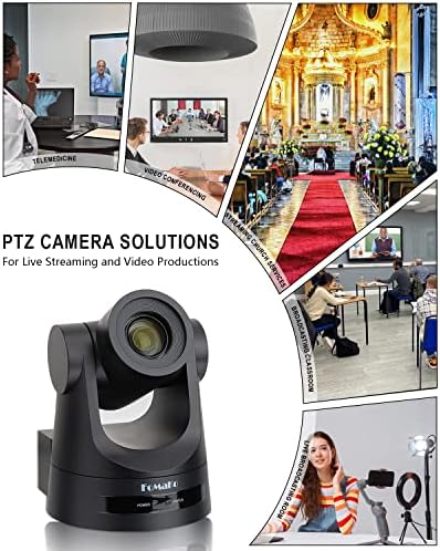 FOMAKO HDMI PTZ מצלמה ערכות מצלמה, 30X זום אופטי, נאמן לצבעי חיים, POE, HDMI PTZ מצלמה לשירותי הכנסייה פולחן