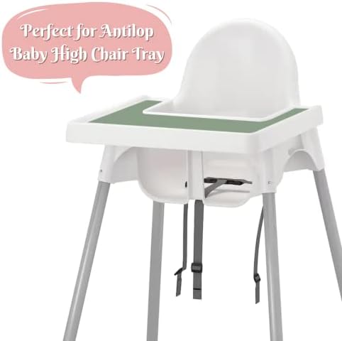 קלובין גבוהה כיסא מפית עבור איקאה אנטילופ תינוק גבוהה כיסא, סיליקון מפיות, גבוהה כיסא מגש אצבע מזונות מפית לתינוקות,