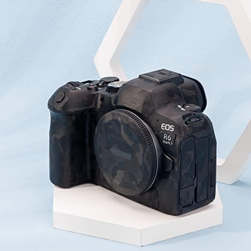 Kiorafoto EOS R6 Mark II עור ， נגד סקרטציה אנטי-לובשת מכסה מדבקה למגן למגן Canon EOS R6 Mark II הגנה על סרטי הגנה