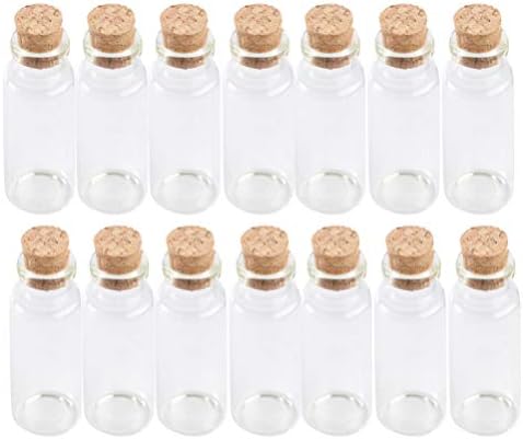 חריף המוטון פקקי פקק בקבוקי זכוכית: 20 יחידות בקבוקי צנצנות קטנות