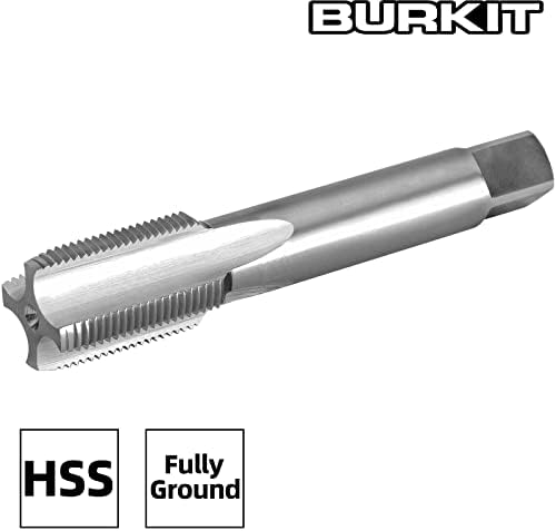 Burkit M31 x 0.75 חוט ברז על יד ימין, HSS M31 x 0.75 ברז מכונה מחורצת ישר