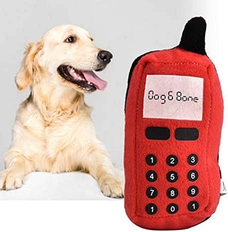 יוסו טלפון סלולרי כותנה כותנה בקיעת שיניים נשמעת צעצוע לעיסה אינטראקטיבית, צעצוע כלבים מפואר לכלבים איטיים מזינים