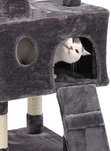 רב-רמת חתול עץ בית לשחק מטפס פעילות מרכז מגדל ערסל דירה ריהוט שריטה הודעה לגורים
