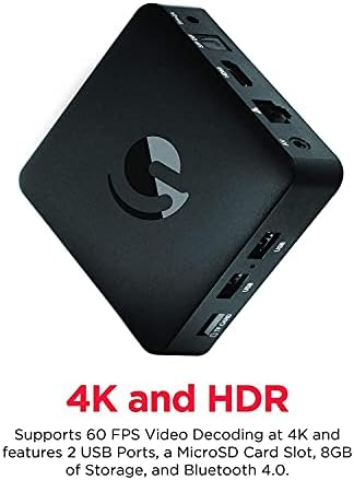 תיבת טלוויזיה 4K Ultra HD אנדרואיד עם עוזר Google Streaming Streaming Player Chromecast Chromecast אחסון 8GB מובנה