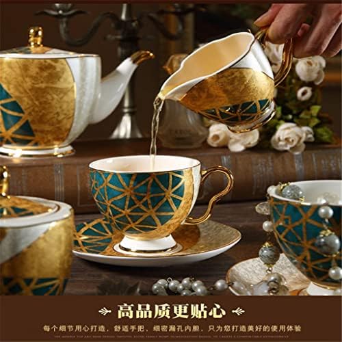 GGEBF עצם סין קפה סט מעודן כוס קפה קרמיקה קפה אחר הצהריים תה תה מתנת חתונה מתנה לחתונה