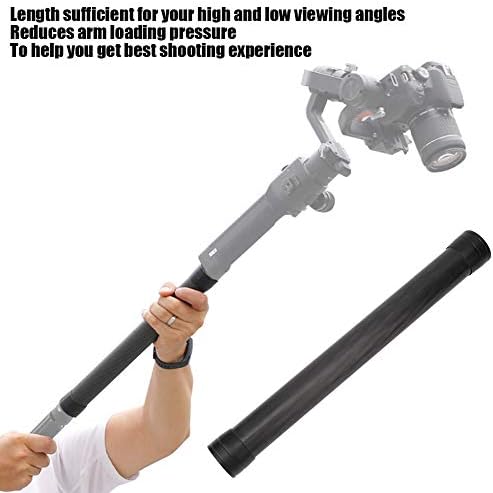 טבסט אביזרי מצלמה אחרים, 35 סמ מוט סיבי פחמן מוט מתאים לסוגים שונים של ציוד מקל Selfie המייצב המייצב הטריאקסיאלי