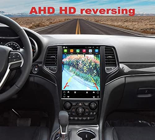 Sky Blue 12.8 '' Android 10.0 רדיו לרכב לניווט ג'יפ גרנד צ'רוקי 2014-2020 יחידת ראש GPS סטריאו מולטימדיה נגן Dash עם Carplay