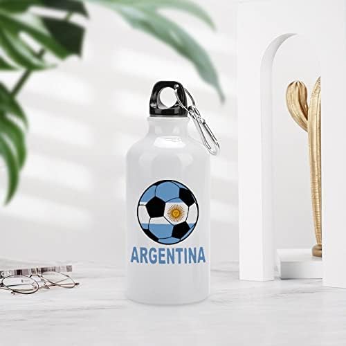 בכדורגל כדורגל בארגנטינה בקבוק מים ספורט לשימוש חוזר אלומיניום ספל מבודד לחוץ חיצוני