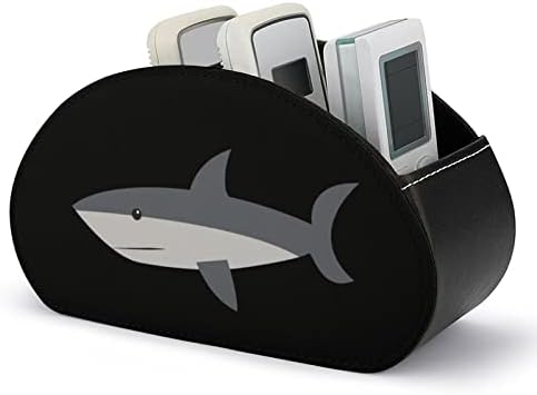 כריש קריקטורה מחזיק בשלט רחוק מודרני עם 5 תאים מארגן אחסון שולחן משרדים משרדים פונקציונליים