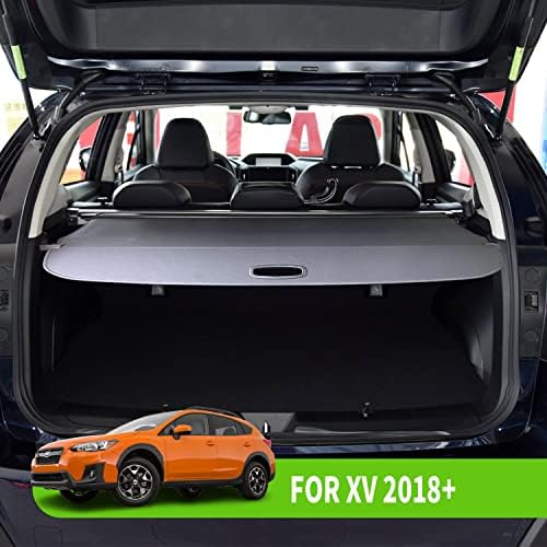 כיסוי תא המטען של כיסוי המטען של Liizoo ​​עבור Subaru XV Crosstrek Impreza Hatchbacks 2018 2019 2020 2021 2022 כיסוי אבטחת תא