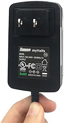 Myvolts 9V מתאם אספקת חשמל תואם/החלפה ל- Novation PSU -6 PSU חלק - ארהב תקע