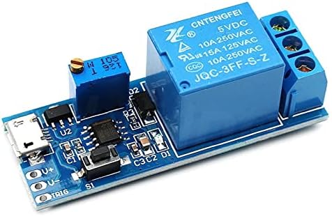 ILAME SMART Electronics 5V-30V מיקרו USB כוח מתכוונן עיכוב עיכוב מעכב טיימר מודול בקרת טיימר