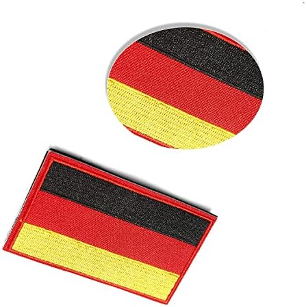 4 יחידים גרמניה טלאי דגל גרמניים, טלאי טקטי טקטי טקטי טקטי טקטי טקטי טקטי תרמילים לתרמילים.