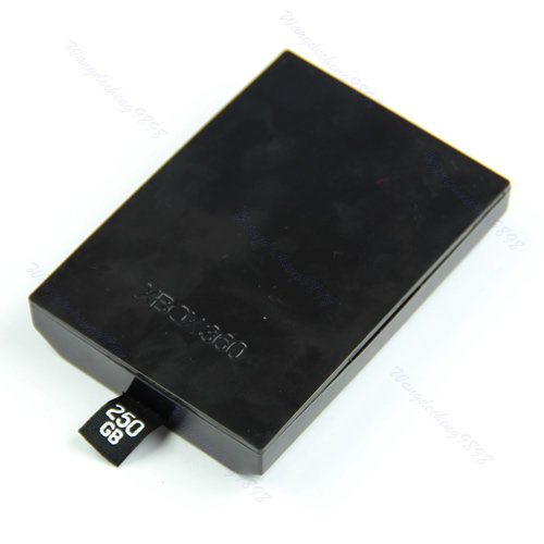 כונן דיסק קשיח דק HDD מעטפת מקרה FR Xbox 360 S שחור